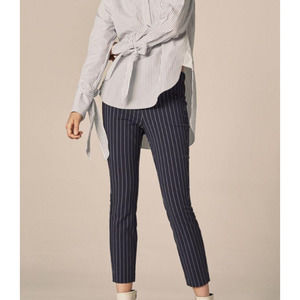 Rag & Bone Blue Simone Pinstripe Pant